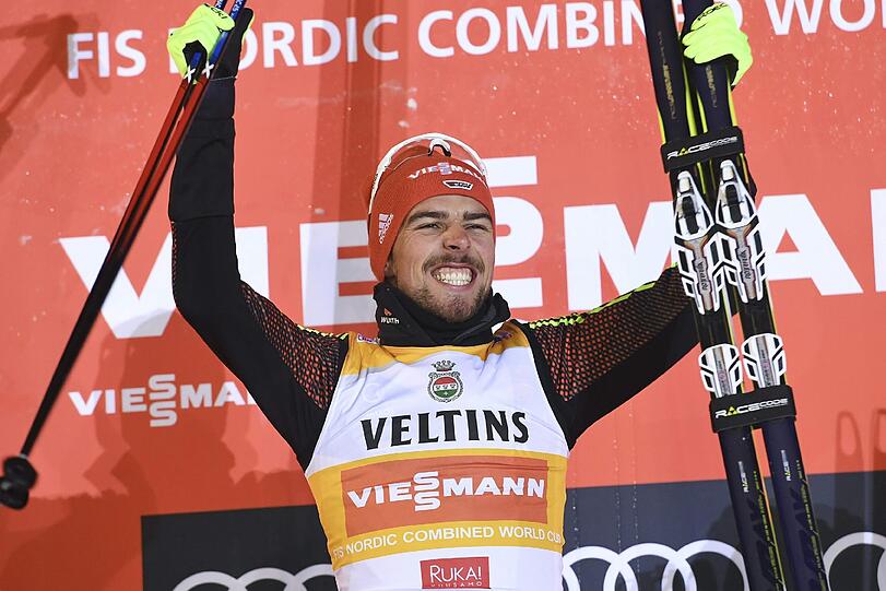 Johannes Rydzek feiert seinen besten Saisoneinstand.