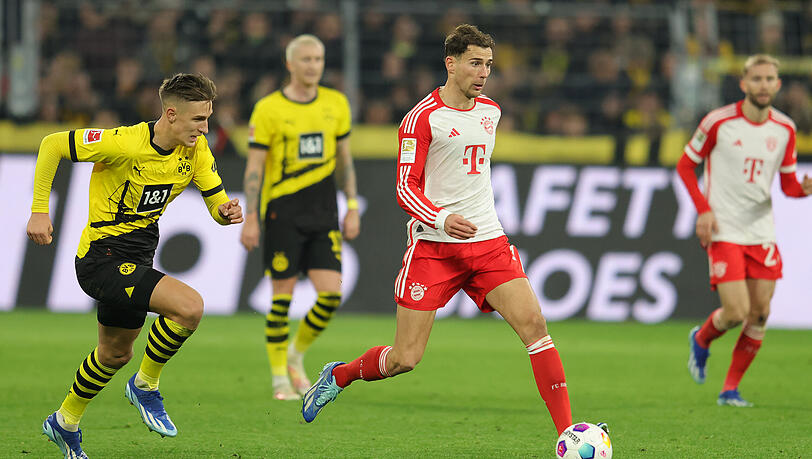 Glänzte gegen den BVB auf der Sechserposition: Leon Goretzka. Glänzte gegen den BVB auf der Sechserposition: Leon Goretzka.