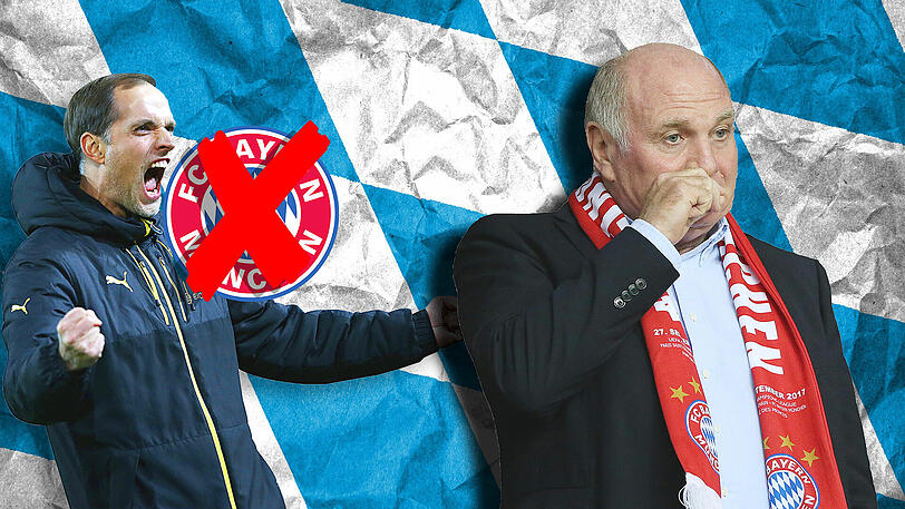 Lieber Ausland statt FC Bayern: Thomas Tuchel hat sich wohl für einen Job in England entschieden &ndash; obwohl die Münchner ihn im Sommer verpflichten wollten. aber Uli Hoeneß hat sich wohl zu spät entschieden.