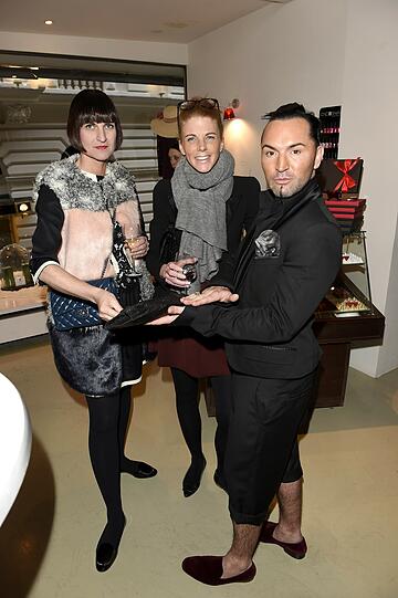 Anja Kremer, Carla von Hessen und Marcus Heinzelmann