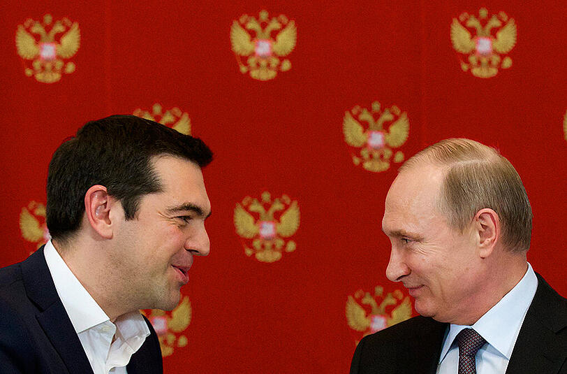 Bekommt die, finanziell stark angeschlagene, griechische Regierung Unterstützung von Russland? Im Gespräch sind fünf Milliarden Euro.