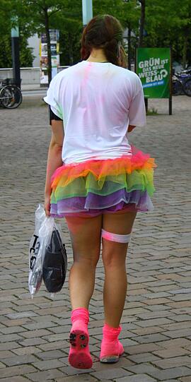 Bunter geht's nicht: Der Color Run in Riem. Die Bilder.