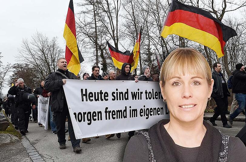 Menschenfeindlinge Strömungen treten in Deutschland wieder vermehrt auf.