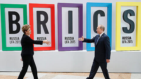 Wladimir Putin hat beim Treffen der Brics-Gruppe eine engere Zusammenarbeit Russlands mit China, Indien und Südafrika vereinbart.