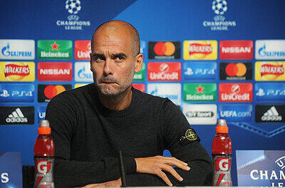 Pep Guardiola warnt vor Gladbach.