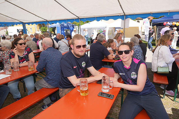 Christian Ehring und Renata Heins kommen seit drei Jahren zum Maifest am Laimer Anger. Christian Ehring und Renata Heins kommen seit drei Jahren zum Maifest am Laimer Anger.