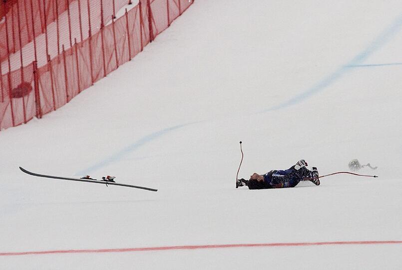 Besonders schwer erwischte es Scott Macartney am 19. Januar 2008. Er stürzte direkt vor dem Ziel mit einer Geschwindigkeit von 141,2 km/h und erlitt dabei ein schweres Schädel-Hirn-Trauma. Der US-Boy musste ins künstliche Koma versetzt werden.