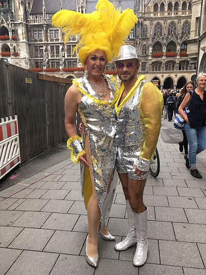 Die Bilder vom CSD auf dem Marienplatz und der Parade.