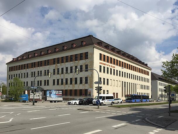 Die frühere University of Maryland in der Soyerhofstraße in Obergiesing. Die frühere University of Maryland in der Soyerhofstraße in Obergiesing.