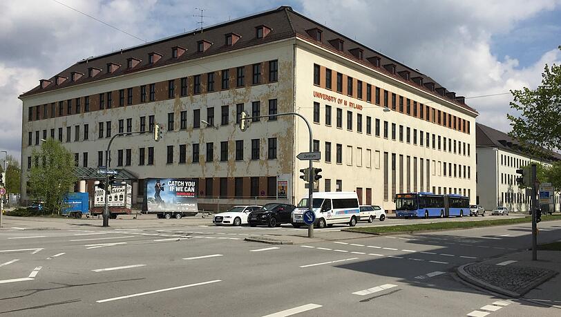 Die fr&uuml;here University of Maryland in der Soyerhofstra&szlig;e in Obergiesing.