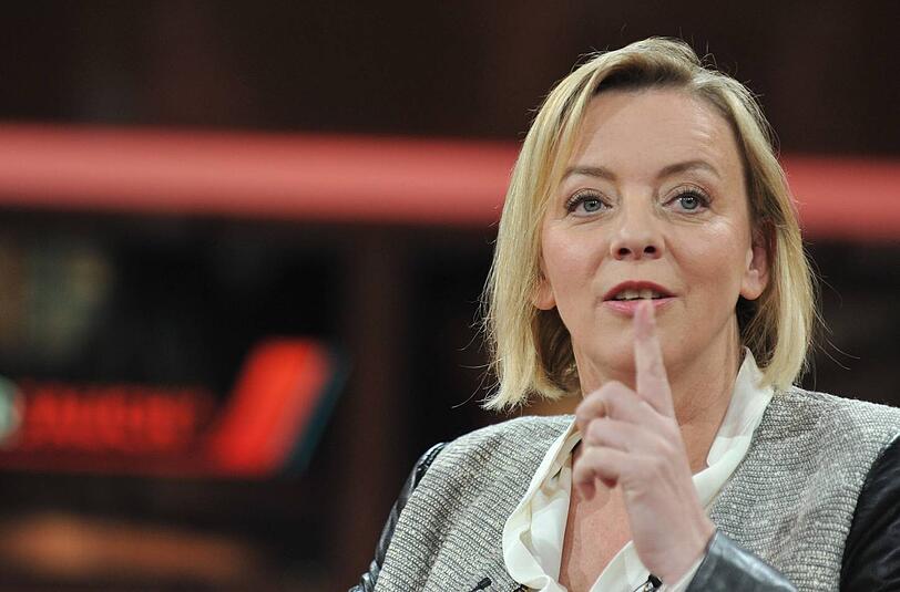 Sabine Kehm bei Günther Jauch.