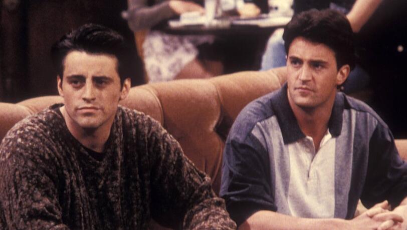 Matt LeBlanc (li.) und Matthew Perry in "Friends".
