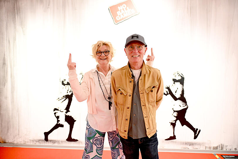 Sie waren mit viel Freude dabei: Robert Flörke und Saskia Vester.