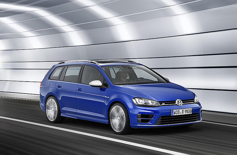 Schneller Lademeister: Der neue VW Golf R Variant bringt's auf viel Platz und 300 PS.