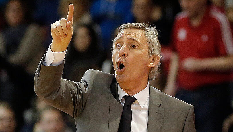 War nicht zufrieden mit dem Auftritt seiner Mannschaft: Coach Svetislav Pesic. War nicht zufrieden mit dem Auftritt seiner Mannschaft: Coach Svetislav Pesic.