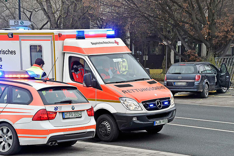 Weitere Bilder vom Unfall in Unterföhring.