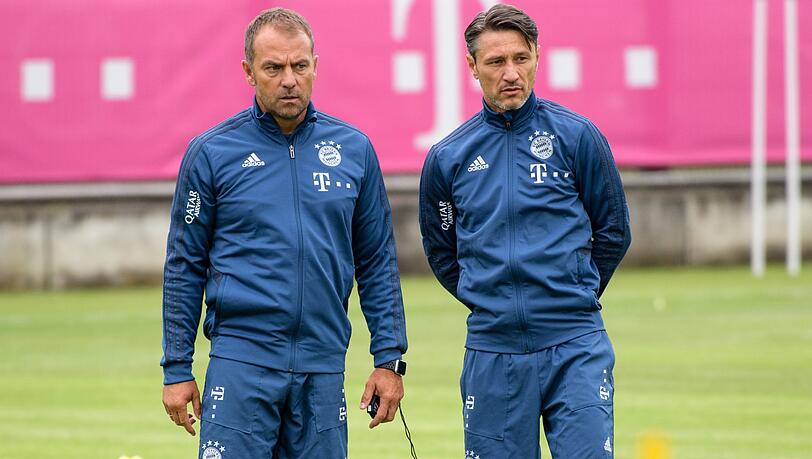 "Wir sind bereits im engen Austausch", sagt Hansi Flick über die ersten Schritte an der Seite von Chefcoach Niko Kovac (rechts). "Wir sind bereits im engen Austausch", sagt Hansi Flick über die ersten Schritte an der Seite von Chefcoach Niko Kovac (rechts).