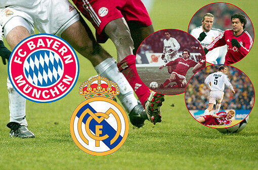 Real Madrid gegen Bayern München: das sind immer wieder packende Duelle.