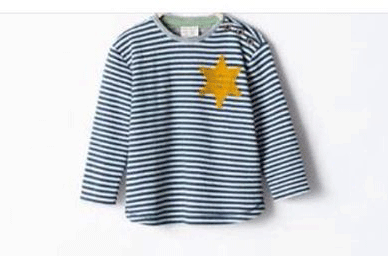 Kinder Shirt im Online Store. Nach heftiger Kritik nahm Zara das T-Shirt aus dem Sortiment.