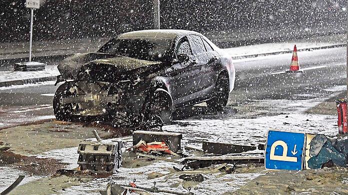 Der Unfall ereignete sich direkt vor dem MHD-Impfzentrum in Haar.