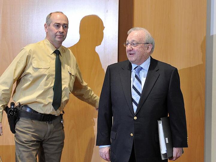 Der angeklagte Waffenlobbyist Karlheinz Schreiber