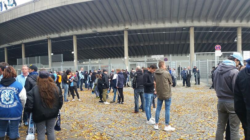 Impressionen vor dem Münchner Derby.