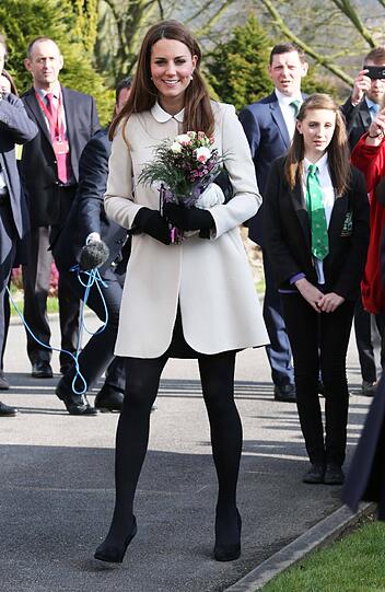 So schön schwanger: Kate am 19. März 2013.