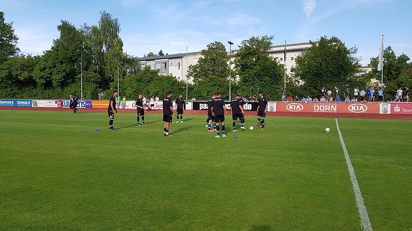 Die Bilder vom Testspiel der Löwen in Landshut.
