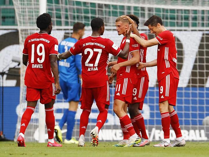 Meister Bayern München feierte zum Abschluss einen Auswärtserfolg beim VfL Wolfsburg.