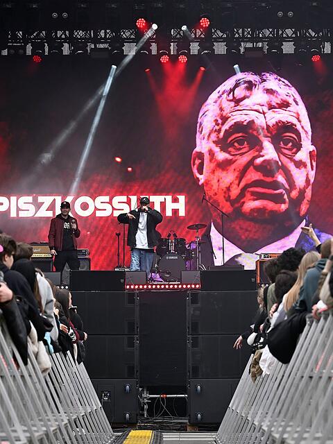 Ministerpr&auml;sident VIktor Orban muss bei der Wahl in Ungarn um seine Macht bangen.