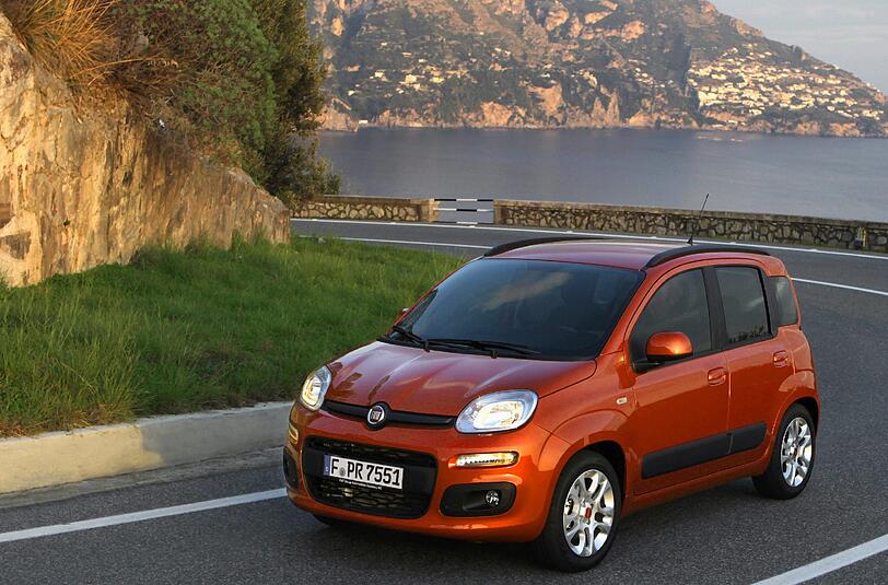 Sammelt vor allem auf Kurzstrecken Sympathien: Der Fiat Panda.