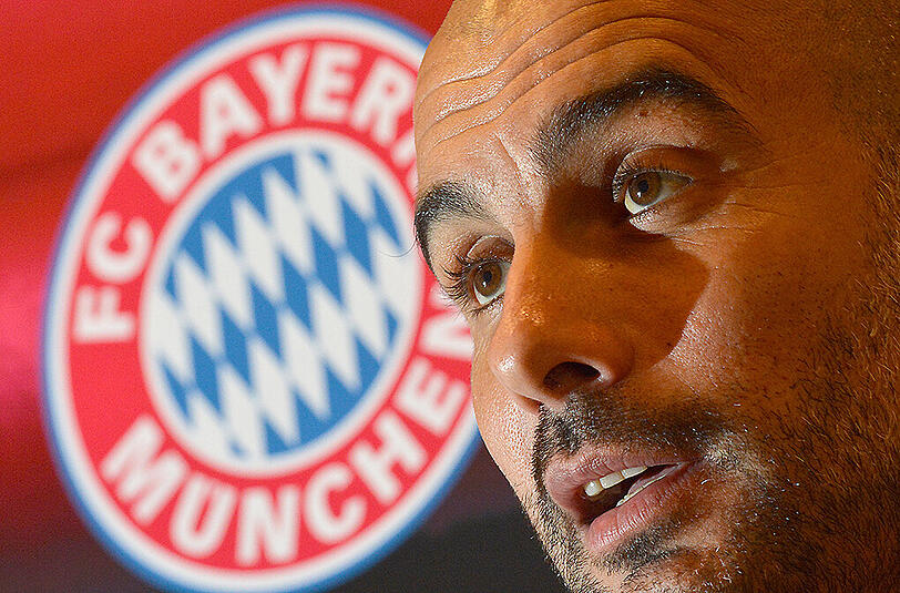 Pep Guardiola holte in seiner ersten Saison mit dem FC Bayern vier Titel