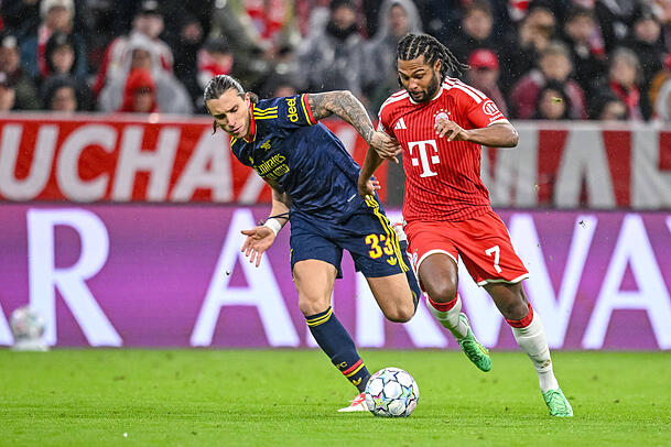 R&uuml;ckte f&uuml;r Michael Olise in die Startelf des FC Bayern: Serge Gnabry.