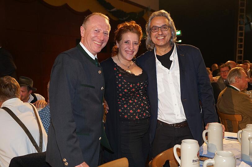 Nockherberg 2016, hier von links Hep Monatzeder, Luise Kinseher, Friedrich Ani.