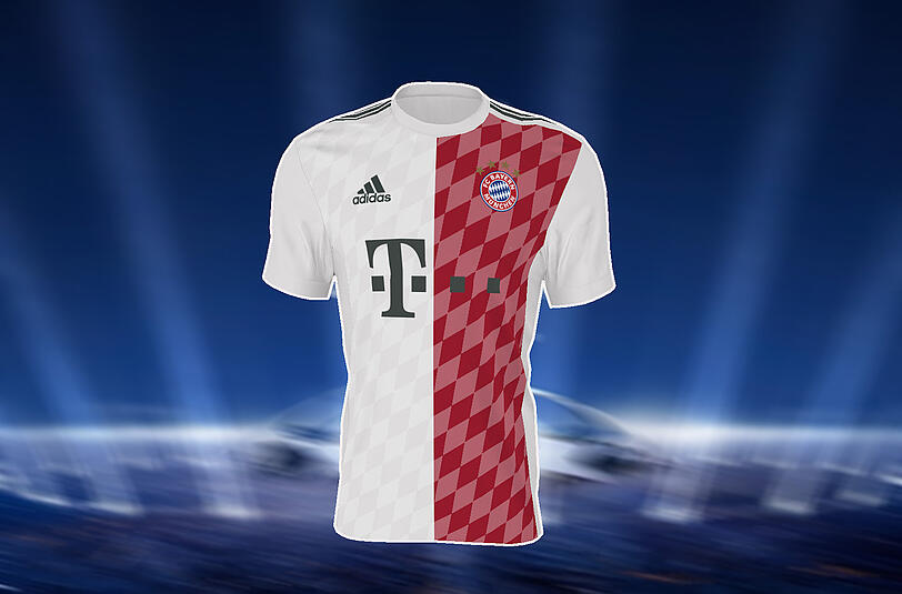 Fans entwerfen Designs für ein Bayern-Trikot: Eines dieser Leiberl wird das Champions-League-Trikot 2017/2018 des Rekordmeisters.