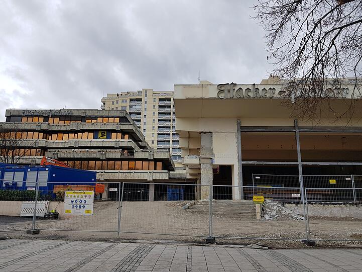 Entkernt: das alte Hacker-Brauhaus.