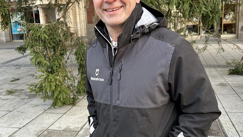 Der Stifter des diesjährigen Münchner Christbaums, Andreas Hörhager aus dem Tiroler Ellmau. Der Stifter des diesjährigen Münchner Christbaums, Andreas Hörhager aus dem Tiroler Ellmau.