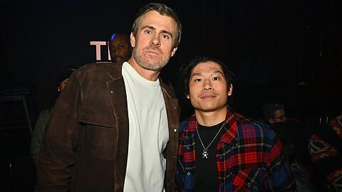 Pax Jolie-Pitt beim Sundance Film Festival mit Produzent und Regisseur Garrett Patten.