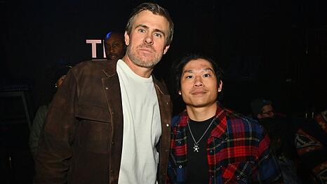 Pax Jolie-Pitt beim Sundance Film Festival mit Produzent und Regisseur Garrett Patten.