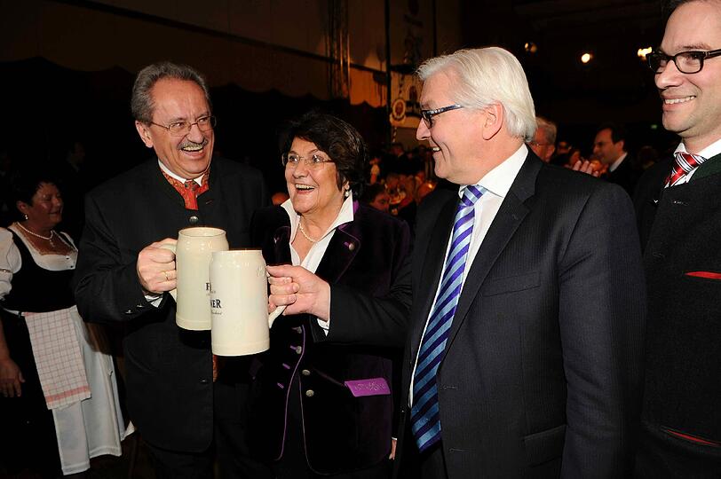Oberbürgermeister Christian Ude und Frau Edith von Welser - Ude, Frank - Walter Steinmeier