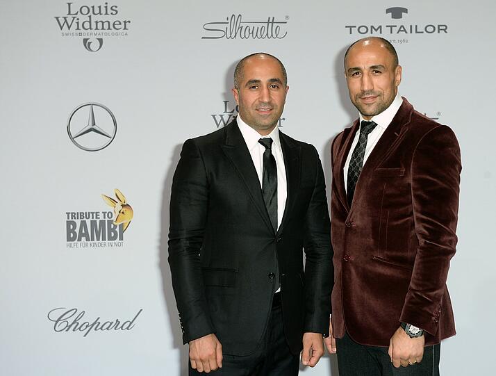 Der Boxer Arthur Abraham (rechts) und sein Bruder Alexander Abraham.