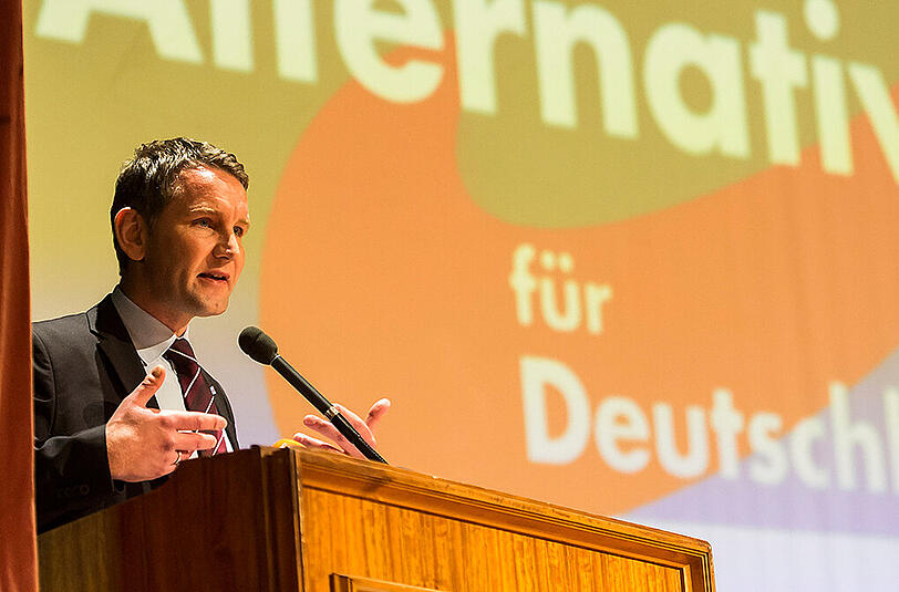 Die AfD Thüringen um Landeschef Björn Höcke wollte Deutsch als Landessprache durchsetzen.