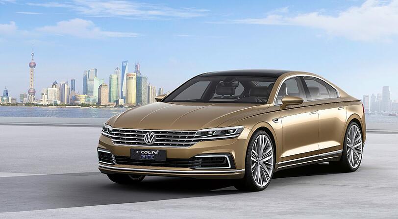 Zwischen Passat CC und Phaeton: Die VW-Studie C Coupé GTE ist speziell auf den asiatischen Markt zugeschnitten.