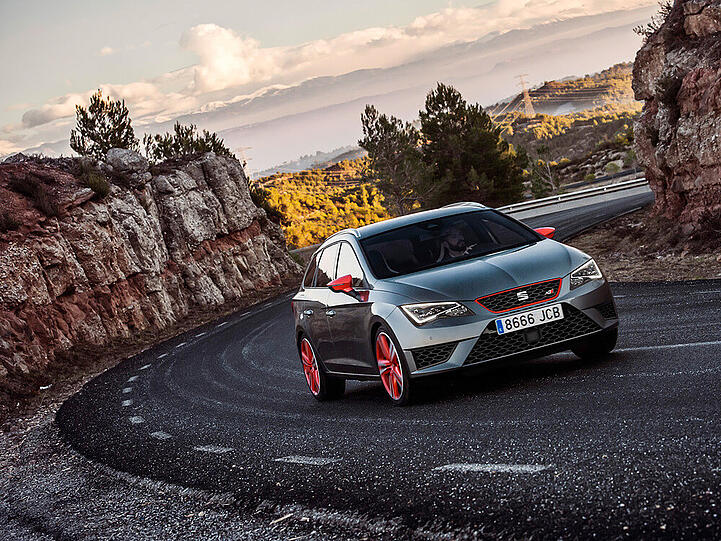 Aggressiv auf der Rennstrecke, zahm auf der Straße: der Seat Leon ST Cupra