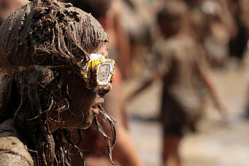 Das ganz große Schlam(m)assel: Die Bilder vom "Mud Day"