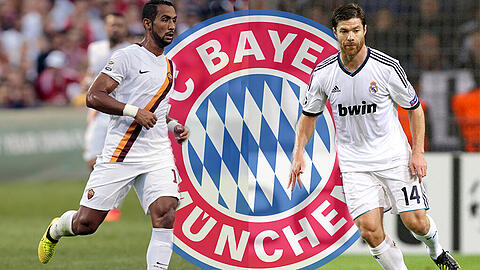Mehdi Benatia (l.) und Xabi Alonso laufen in Zukunft im Trikot des FC Bayern auf.