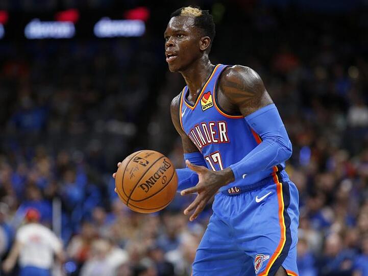 Konnte die Pleite von Oklahoma gegen die Lakers nicht verhindern: Dennis Schröder.