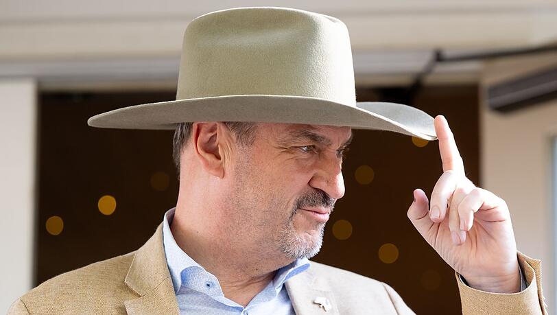 CSU-Chef S&ouml;der war erst vor einem Monat selbst in den USA. Nach der neusten Drohung aus Washington von US-Pr&auml;sident Trump r&auml;t S&ouml;der zu Gelassenheit auf beiden Seiten. (Archivbild)