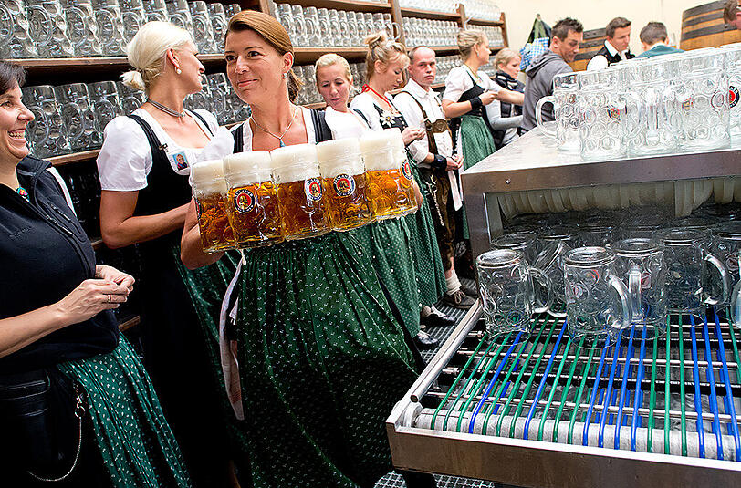 Auf der letzten Wiesn tranken die Besucher rund 7,7 Millionen Maß.