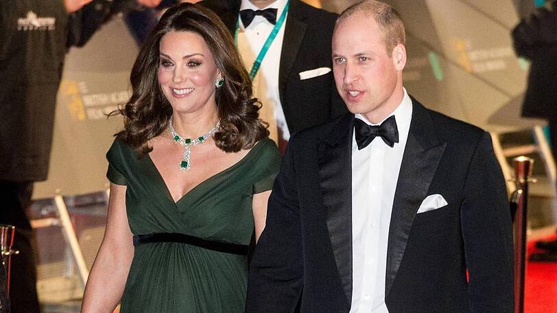 Kate und Prinz William bei den BAFTAs